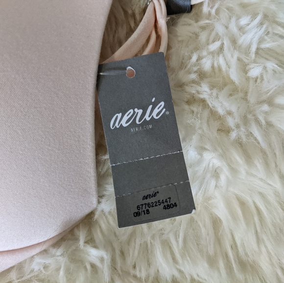 Aerie Pink Sunnie Wireless Push Up Bra, light blush 32D ballet pink 🩷🩷🩷 NWT - Picture 7 of 11
